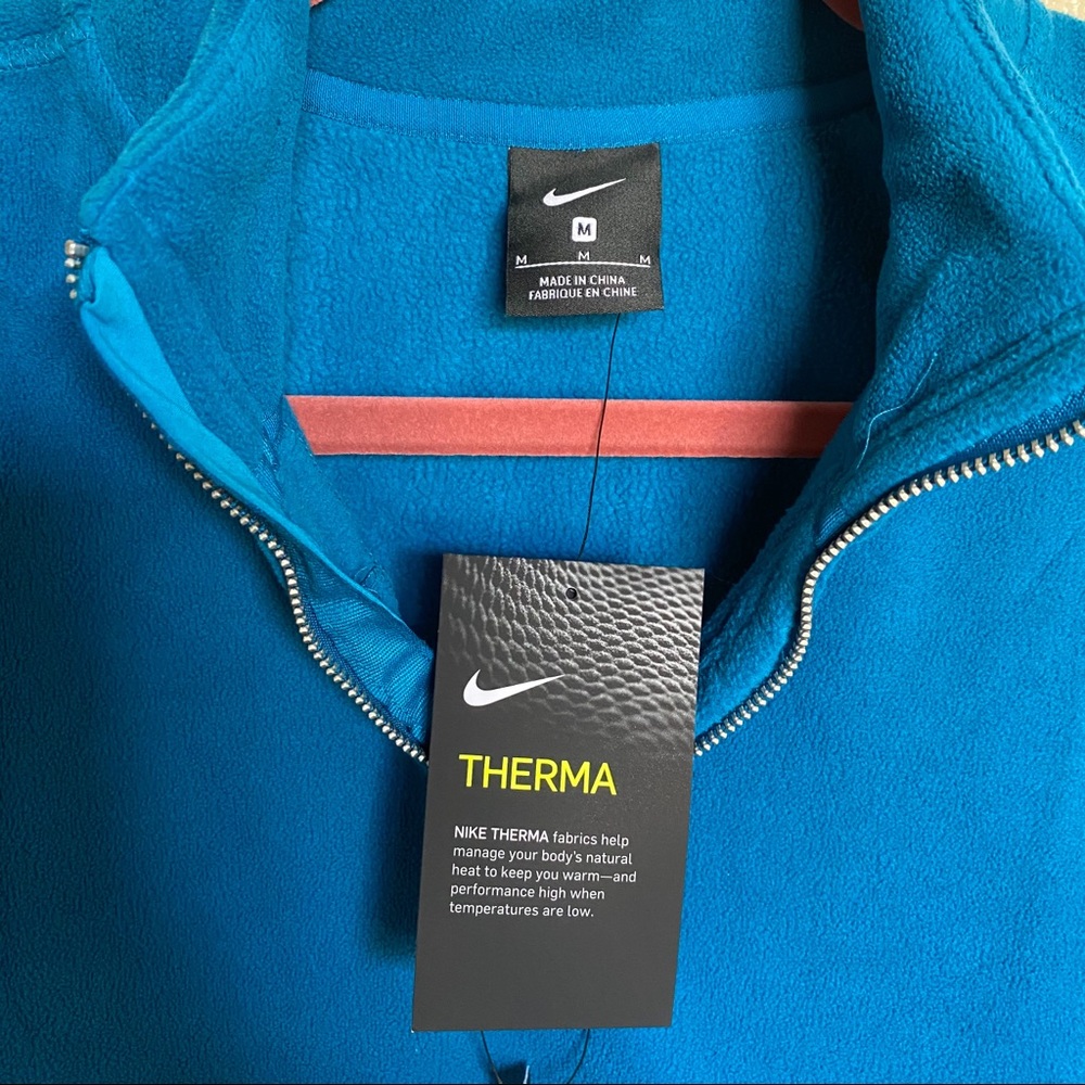 Nwt Nike Quarter Zip Pullover Sweatshirt - Size Medium - Picture 5 of 7